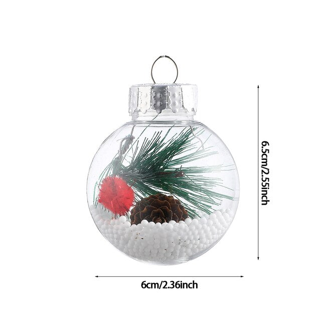 Gedetailleerde Gevulde Kerstballen