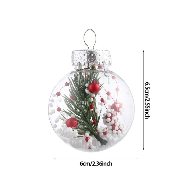 Gedetailleerde Gevulde Kerstballen
