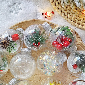 Gedetailleerde Gevulde Kerstballen