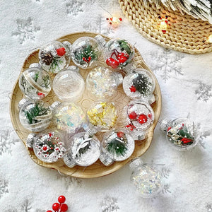 Gedetailleerde Gevulde Kerstballen