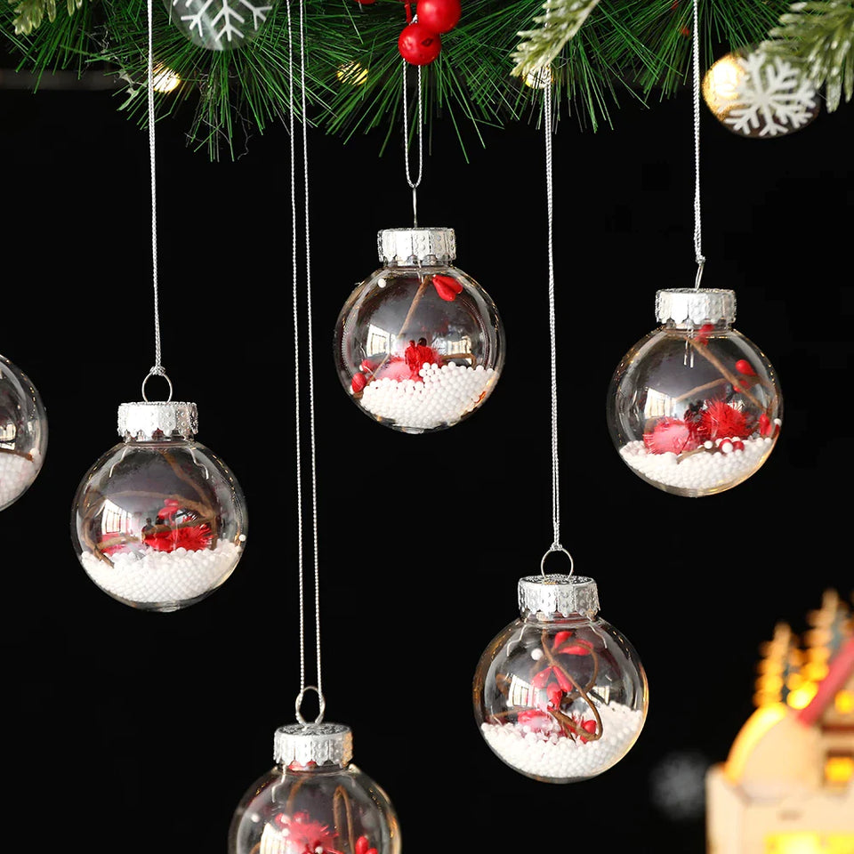 Gedetailleerde Gevulde Kerstballen