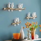 Wanddecoratie Vogel (Kapstok)Haakjes