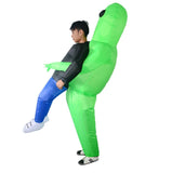 Opblaasbaar Alien Kostuum