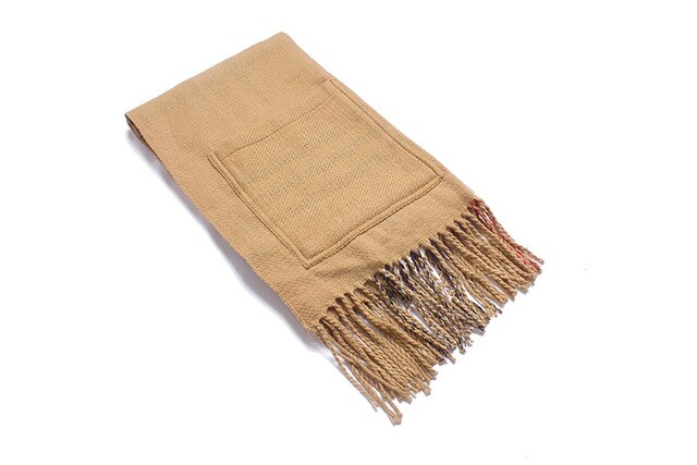 Warme Oversized Sjaal - met Zakken!