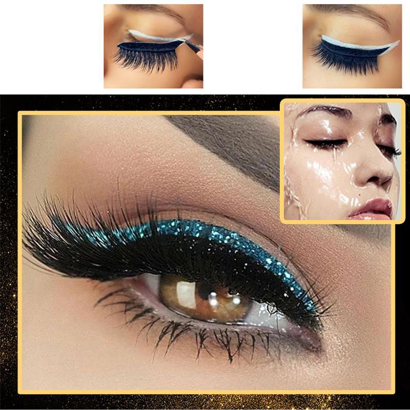 2-in-1 Eyeliner & Wimpers (4 Sets!)