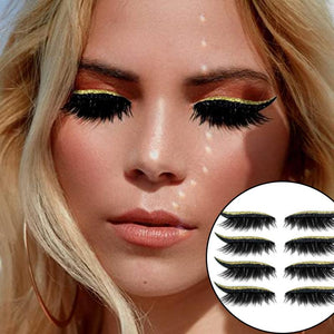 2-in-1 Eyeliner & Wimpers (4 Sets!)