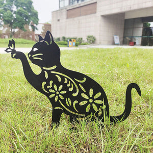 Metalen Kat Decoratie™