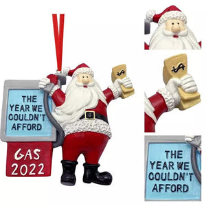 Hilarische Kerstman Ornament