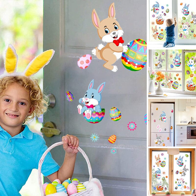 Pasen Raam Stickers Set