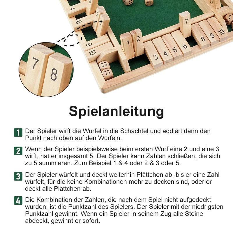 Houten Dobbelspel 'GeoDice'