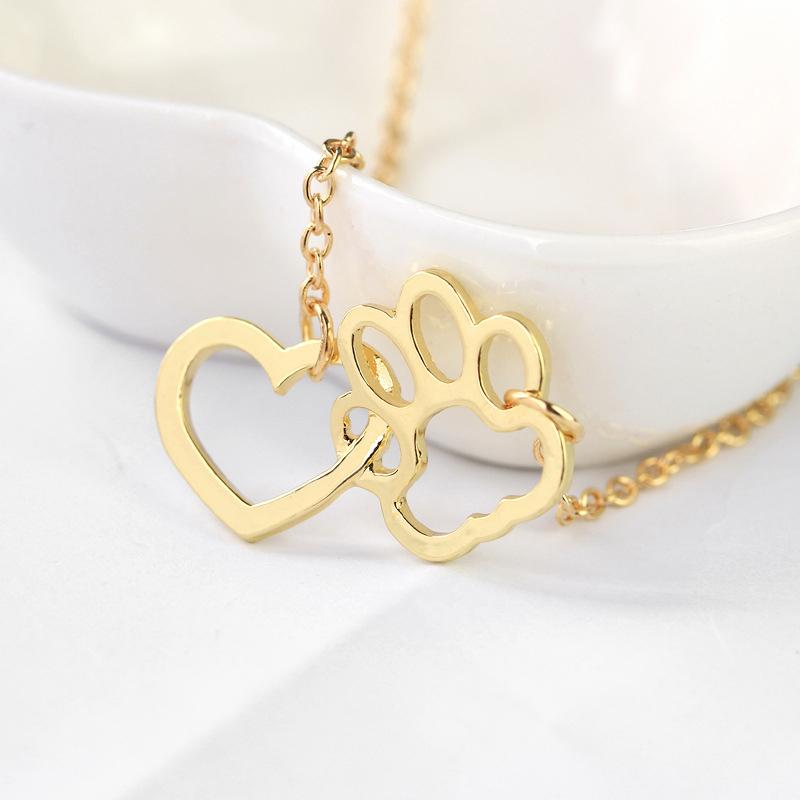 Schattige Dierenpoot Ketting - Voor de Dierenliefhebbers!