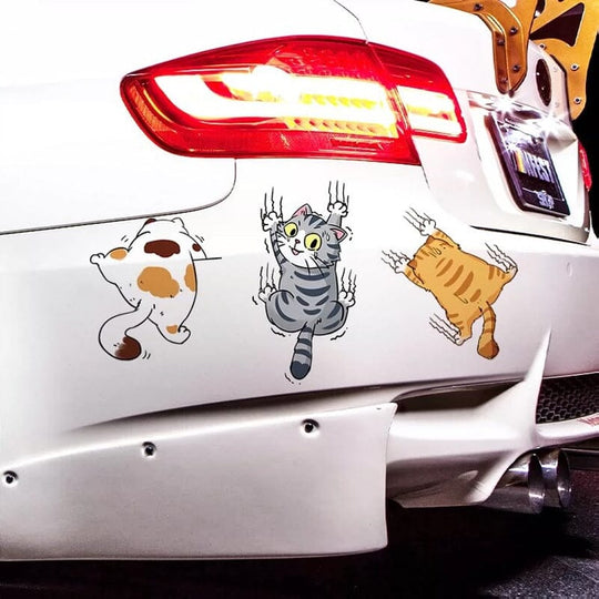 Schattige (Auto) Katten Stickers