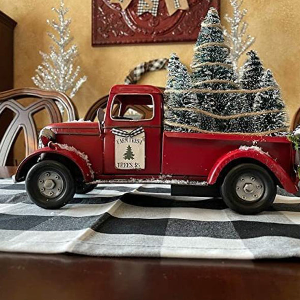 Prachtige Ouderwetse Truck Kerst Decoratie