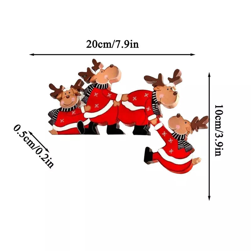 Kerst Hoek/Deur Decoratie "Happy days"