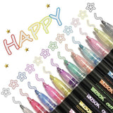 Magische Glitterpennen (Set van 8 Verschillende Kleuren!)