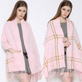 Warme Oversized Sjaal - met Zakken!
