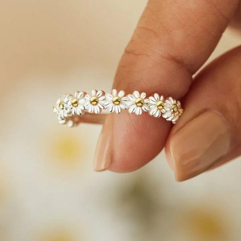 Zomerse Bloemen Ring - Nandra Designs™