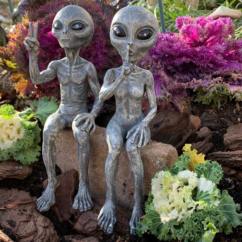 Alien (Tuin) Standbeeldjes