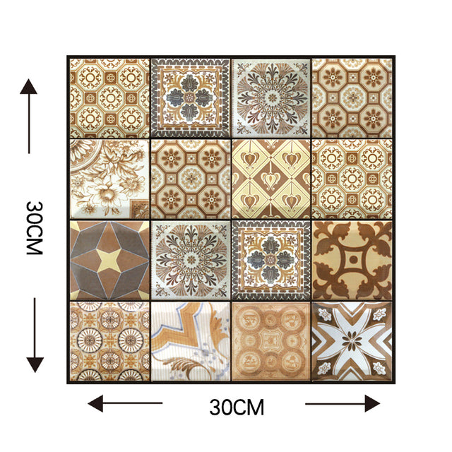 3D peel-and-stick wandstickers "Muurmagie"