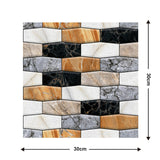 3D peel-and-stick wandstickers "Muurmagie"