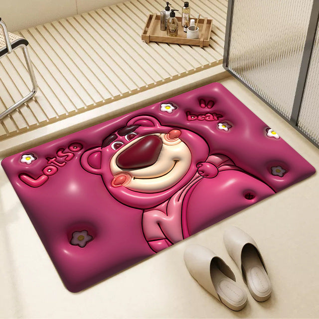 Super Absorberende 3D-Effect Badmat