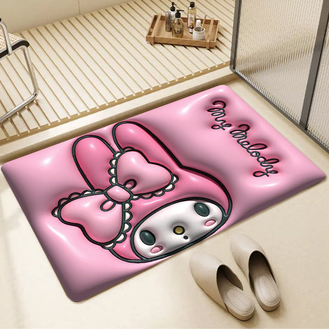 Super Absorberende 3D-Effect Badmat