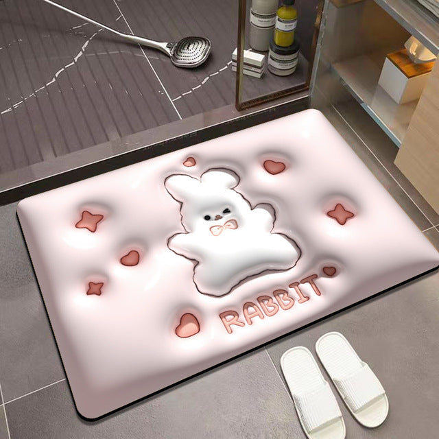 Super Absorberende 3D-Effect Badmat