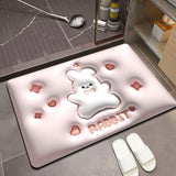 Super Absorberende 3D-Effect Badmat