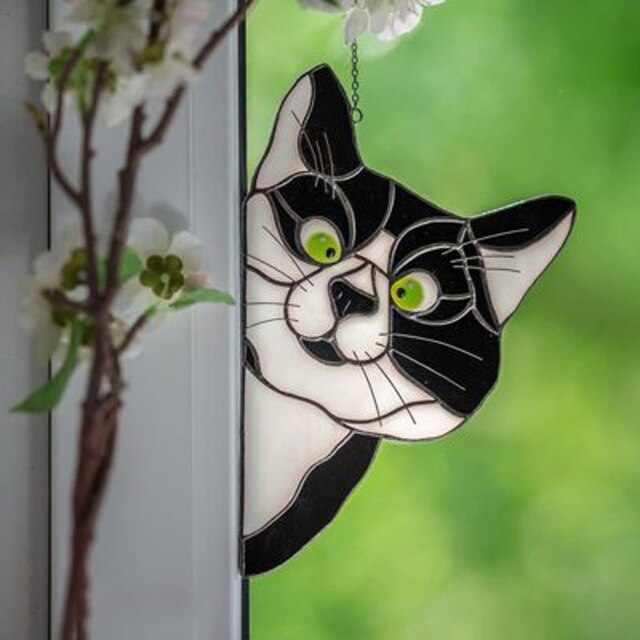 Katten Hangers - Raam Decoratie