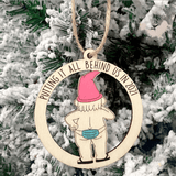 "Laat de 2021 Ellende Achter Je" Kerstboom Ornament
