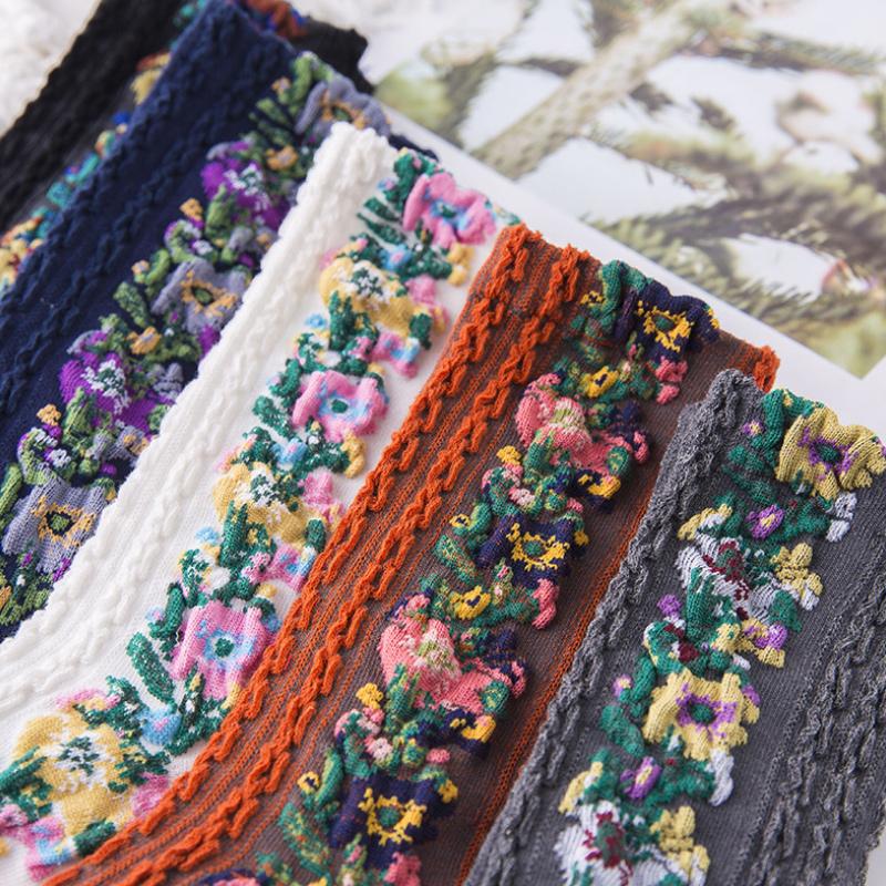 Vintage Bloemen Sokken 'Belle Designs'
