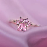Schattige Katten Pootjes Ring - Voor de Kattenliefhebbers!