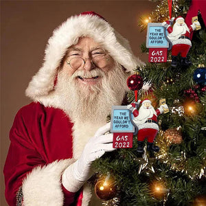 Hilarische Kerstman Ornament