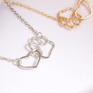 Schattige Dierenpoot Ketting - Voor de Dierenliefhebbers!