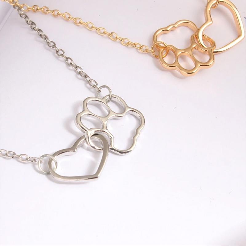 Schattige Dierenpoot Ketting - Voor de Dierenliefhebbers!