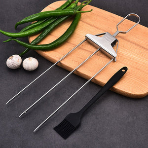 Drie-in-één Grillspiezen