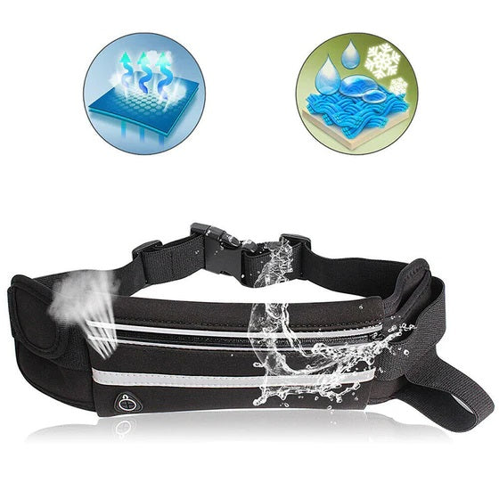 Dunne Heup Tas - Perfect voor Hardlopen, Wandelen en Vakanties!