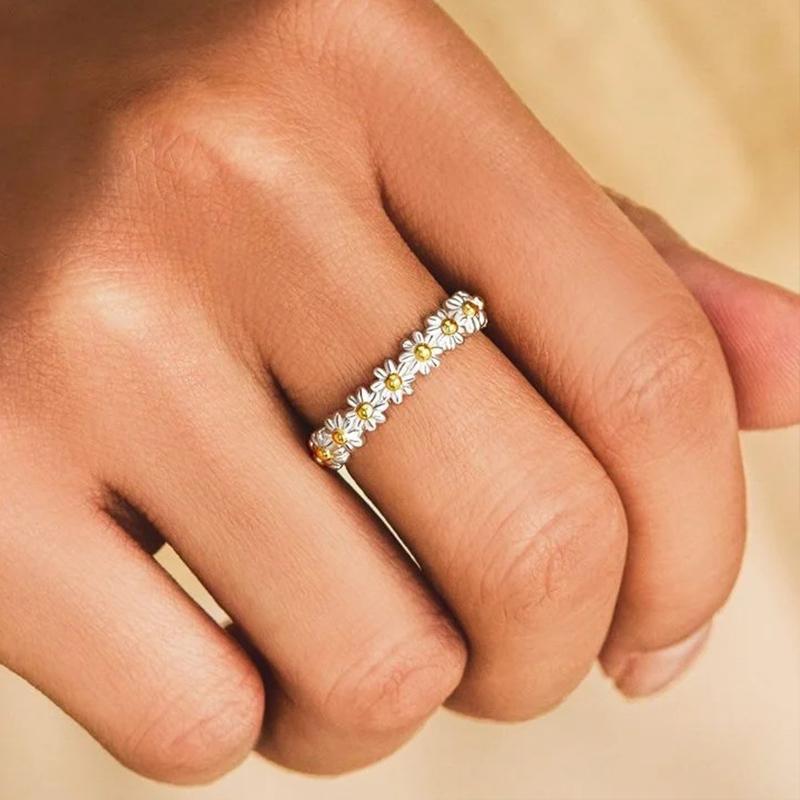 Zomerse Bloemen Ring - Nandra Designs™
