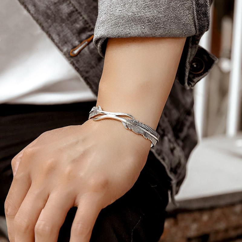 Zilveren Veren Armband - Een perfect cadeau!