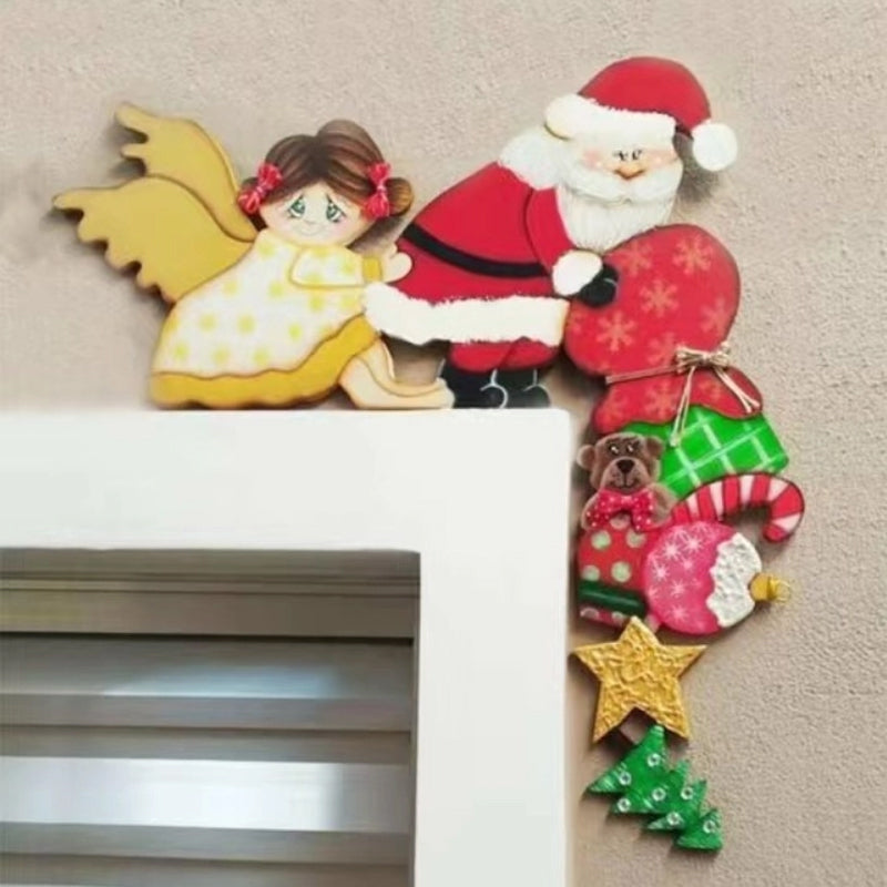 Kerst Hoek/Deur Decoratie "Happy days"