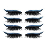 2-in-1 Eyeliner & Wimpers (4 Sets!)