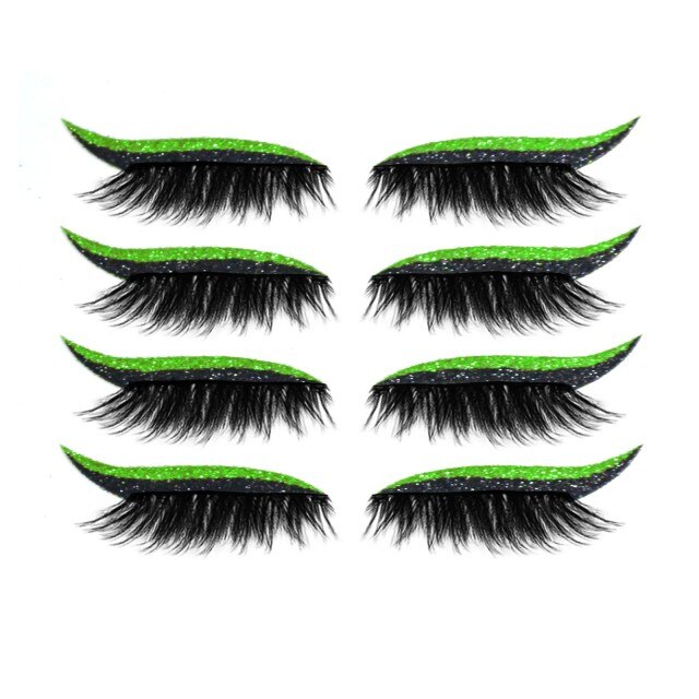 2-in-1 Eyeliner & Wimpers (4 Sets!)