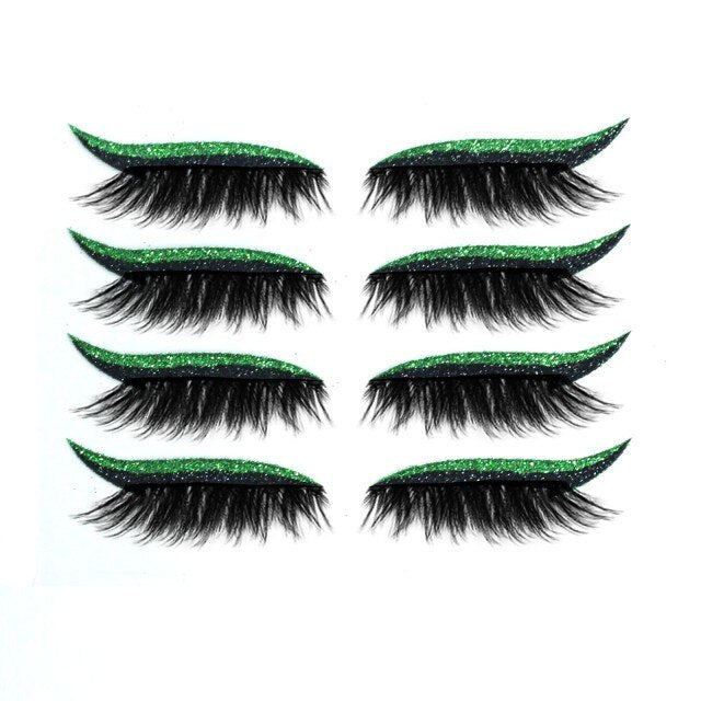 2-in-1 Eyeliner & Wimpers (4 Sets!)