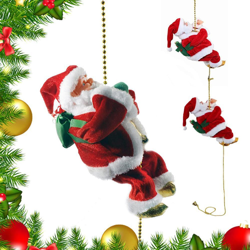 Grappige Klimmende Kerstman
