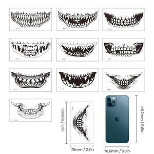 Halloween Mondtatoeages (Set van 10 Stuks!)