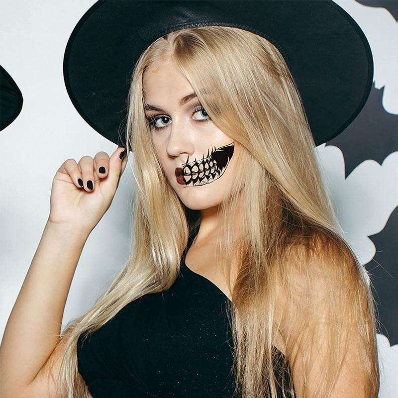 Halloween Mondtatoeages (Set van 10 Stuks!)