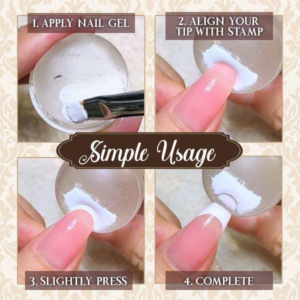 Siliconen Nagel Stempel - Nail Art