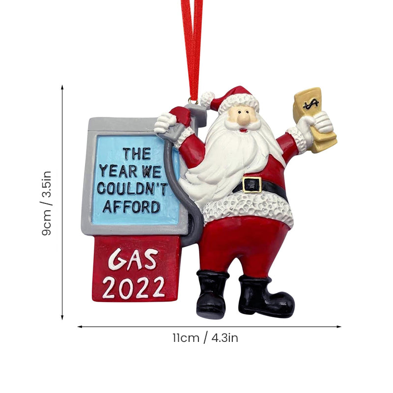 Hilarische Kerstman Ornament