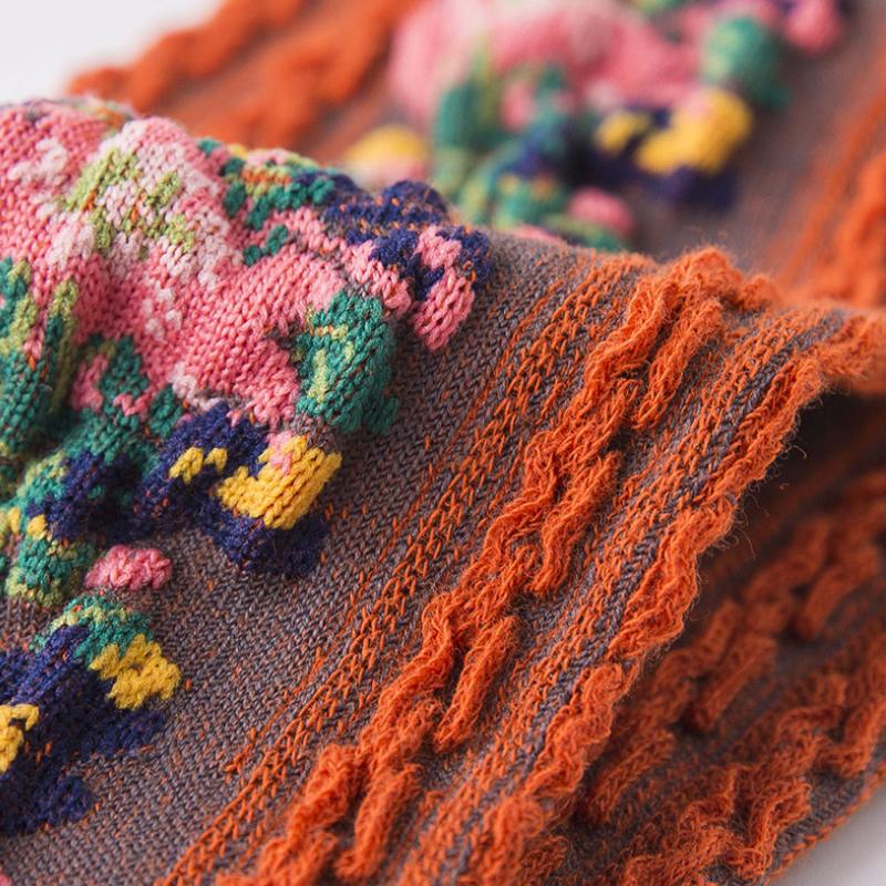 Vintage Bloemen Sokken 'Belle Designs'