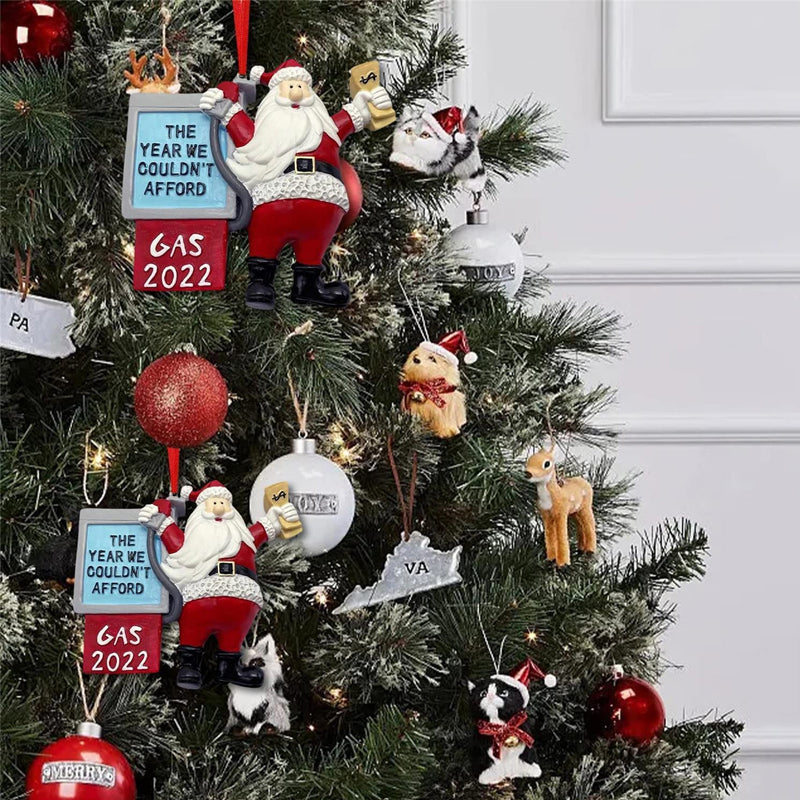 Hilarische Kerstman Ornament